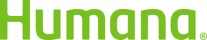 Humana green logo wordmark on white background.